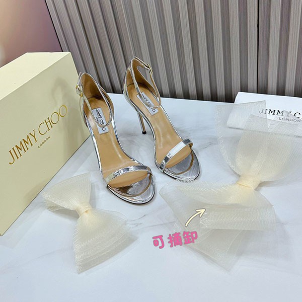 希少 【ジミーチュウ 偽物】Averly 100 bow-detailed satin pumps jiy36757