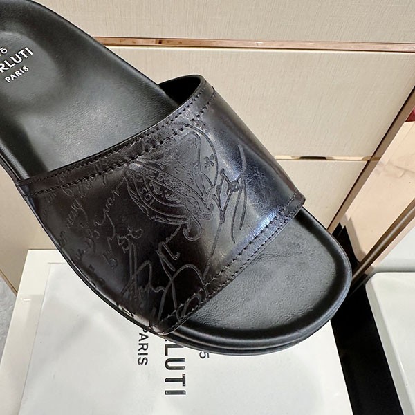 ベルルッティ コピー エギオ サンダル Stamp Leather Sandal bec86944